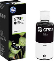 Чернила HP GT51XL для InkTank 110/115/310/319/410/415/419 DJ 5810/5820 X4E40AE Black / Черный ink bottle 135ml