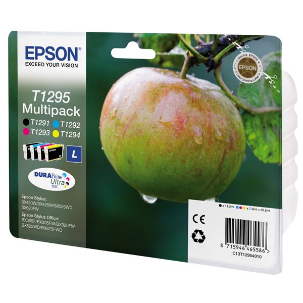 Набор картриджей EPSON T1295 Multipack для  SX420W/SX620FW/Office BX320