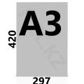 А3 (297*420мм.)