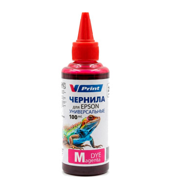 Чернила VPRINT EP ТИП Универсальные (для Epson) Magenta / Пурпурный 100ml (100)  водорастворимые для струйных принтеров