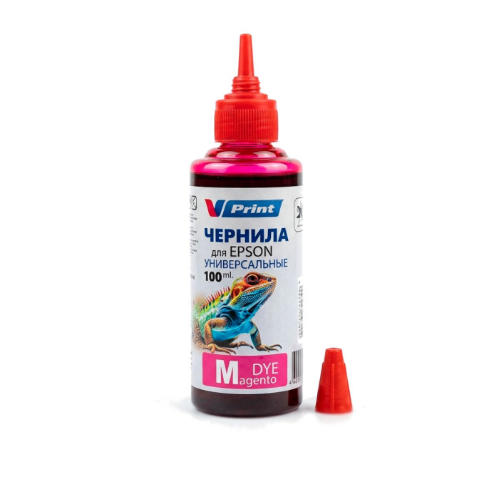 Чернила VPRINT EP ТИП Универсальные (для Epson) Magenta / Пурпурный 100ml (100)  водорастворимые для струйных принтеров