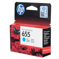 HP 655 Cyan Ink Cartridge HPCZ110A