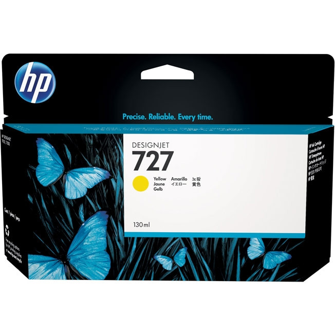 Картридж HP B3P21A Yellow  №727 для DesignJet T1500/T2500