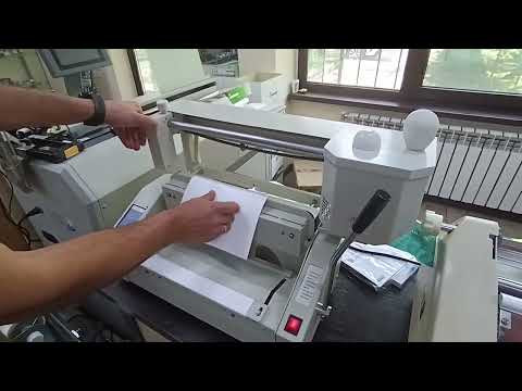 Машина термоклеевая механическая BOWAY JB-4   макс.разм.листа 320*430мм / max.толщина 40мм + БИГОВКА
