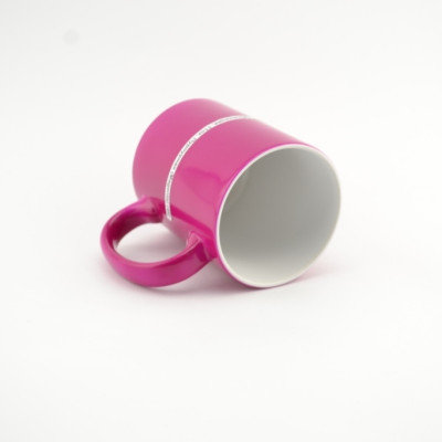 Кружка полуглянцевая MT-B006P Хамелеон для сублимации, 11oz, Пурпурная (Magenta) (48)