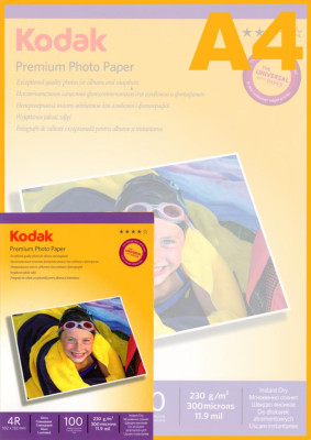 Фотобумага KODAK Premium Photo 10x15/100/230г/м  (5740-812)(40)