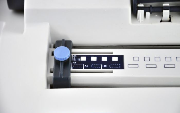 Электрич. переплетная машина 2В1 DSB  CW-4500  [пластик 25/450листов. металл 3:1 20/120листов.]