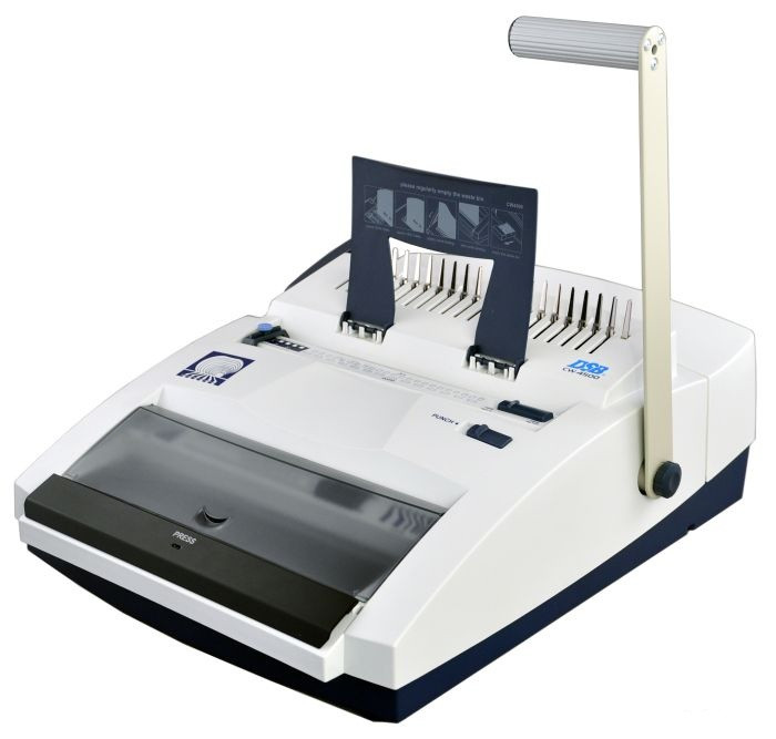 Электрич. переплетная машина 2В1 DSB  CW-4500  [пластик 25/450листов. металл 3:1 20/120листов.]