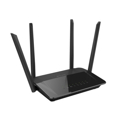 Маршрутизатор, D-Link, DIR-822/RU/C1A, 1200М, 1 WAN порт 10/100M + 4 LAN порта 10/100M