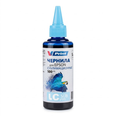 Чернила VPRINT EP Sublimation Light Cyan / Св.Голубой 100ml (100)  Сублимационные для струйных принтеров