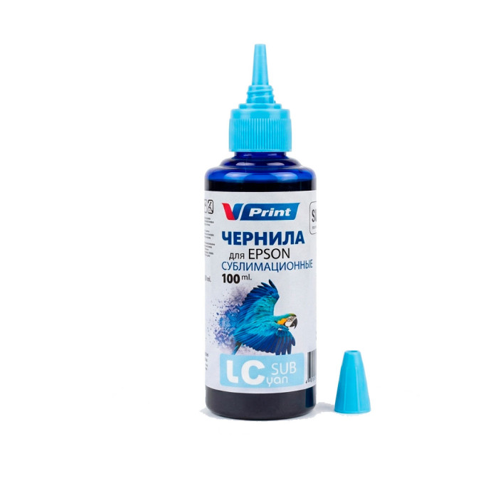 Чернила VPRINT EP Sublimation Light Cyan / Св.Голубой 100ml (100)  Сублимационные для струйных принтеров