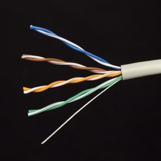 Кабель сетевой, SHIP, D135-P, Cat.5e, UTP, 4x2x1/0.51мм, PVC, 305 м/б Серый