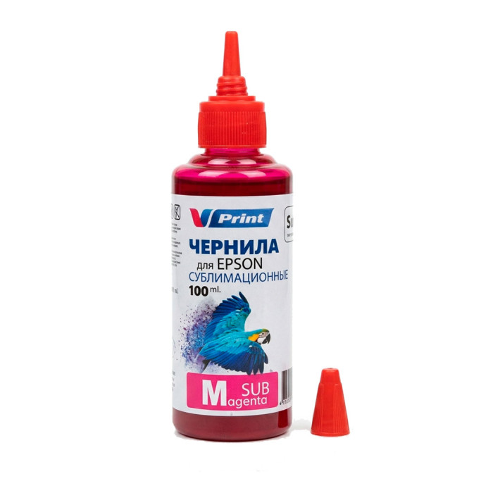 Чернила VPRINT EP Sublimation Magenta / Пурпурный 100ml (100)  Сублимационные для струйных принтеров