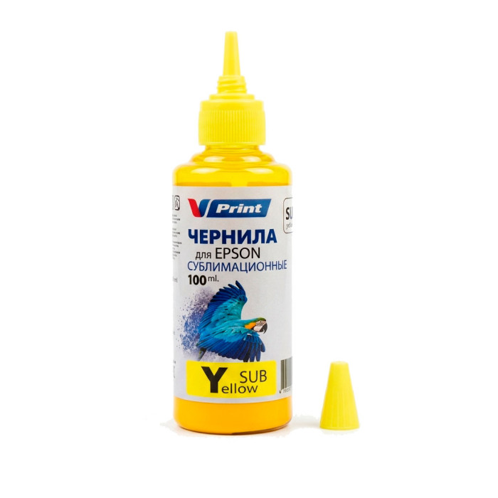 Чернила VPRINT EP Sublimation Yellow / Желтый 100ml (100)  Сублимационные для струйных принтеров