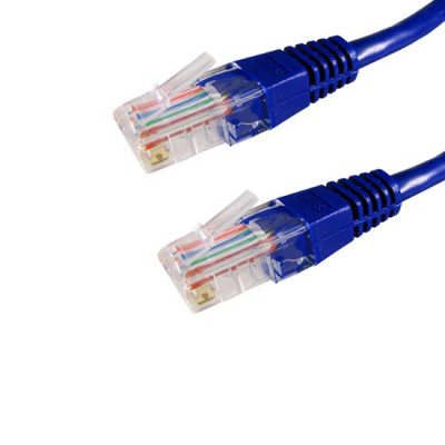 Патч Корд, SHIP, S3025BL0030-P, Cat.5e, UTP, RJ-45, 0.3 м, Синий, Пол. пакет