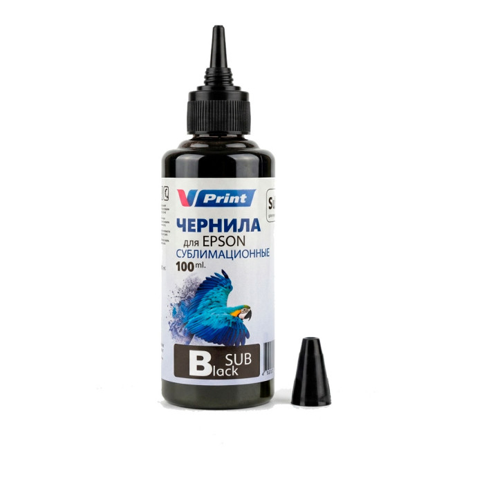 Чернила VPRINT EP Sublimation Black / Черный 100ml (100)  Сублимационные для струйных принтеров