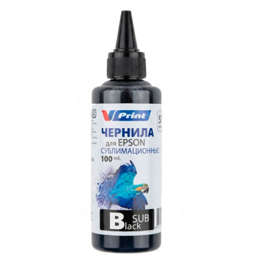 Чернила VPRINT EP Sublimation Black / Черный 100ml (100)  Сублимационные для струйных принтеров