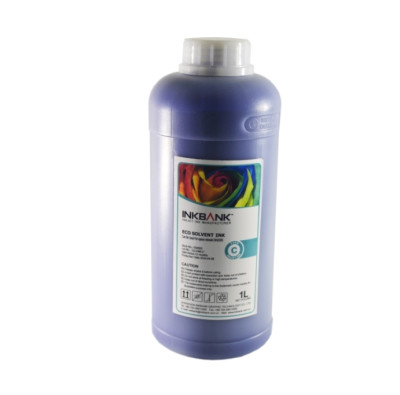 Чернила экосольвентные  InkBank ES6900C Cyan 1000ml (DX-4 и DX-5 головка)