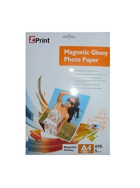 EZ PRINT MG690-А4 -5 Глянцевая фото бумага на магнитной основе