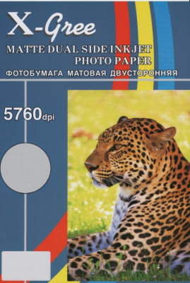 Фотобумага X-GREE A4/50+10/200г  Матовая Двухсторонняя MD200-A4-50 (20) АКЦИЯ