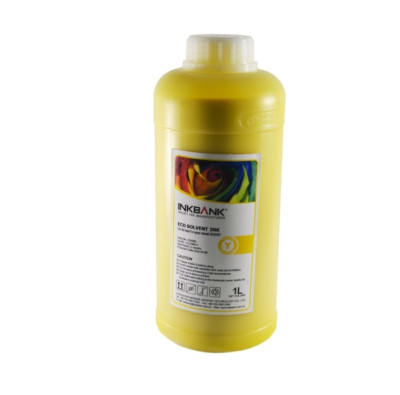 Чернила экосольвентные  InkBank ES6900Y Yellow 1000ml (DX-4 и DX-5 головка)