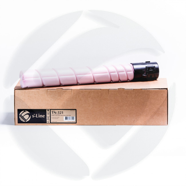 Тонер-картридж Konica Minolta bizhub С224/284 TN321, Magenta, 25000k Булат s-Line