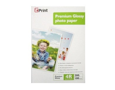 EZ-PRINT 53W200-102*152-100 ПРЕМИУМ СУПЕР ГЛЯНЦЕВАЯ ФОТО БУМАГА А6. 200 ГР (40)
