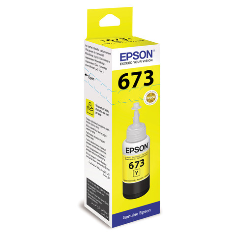 Чернила C13T67344A L800 Yellow ink bottle 70ml
