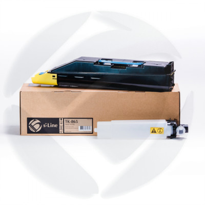 Тонер картридж Kyocera TASKalfa 250ci/300ci TK-865 (+чип), Yellow ,12000k. Булат s-Line