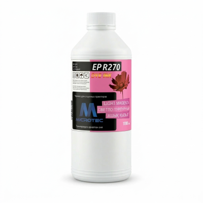 Чернила R270-1L LIGHT MAGENTA / Св.Пурпурный 1000ml (Microtec)                                                     