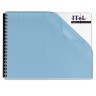 Обложка  ПВХ прозрачная глянец iBind А3/100/150mk  синий