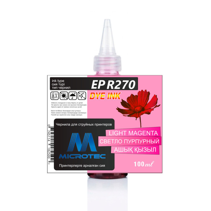 Чернила R270 Light Magenta / Св.Пурпурный 100ml (Microtec)                                                         