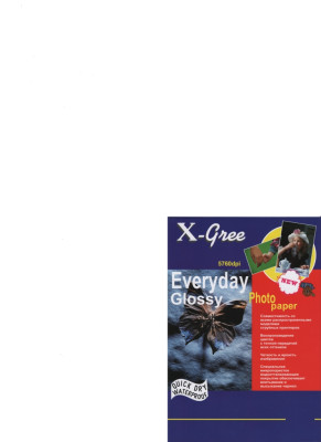 Фотобумага X-GREE Глянцевая EVERYDAY 4R/100/240г E7240-10*15-100 (40)