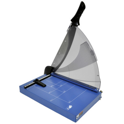 Резак сабельный (рез 360мм, 30/40лст, А4, п) KW-triO 13040 синий проф