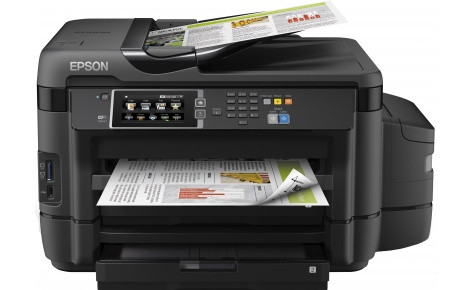 МФУ цветной,струйный фабрика печати Epson Styles L1455 Wi-Fi A3+  C11CF49403 4-х Цветное МФУ