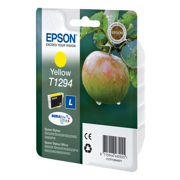 Картридж EPSON T1294 для  SX420W/SX620FW/Office BX320  Yellow