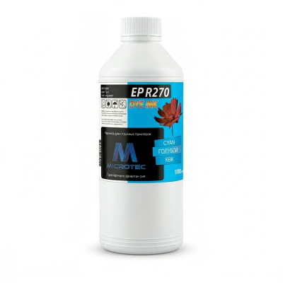 Чернила R270-1L CYAN / Голубой  1000ml (Microtec)      