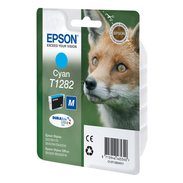 Картридж EPSON Т1282 Сyan SX125/SX420W/Office BX305F  (О)