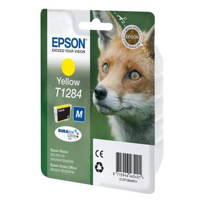 Картридж EPSON Т1284 Yellow  SX125/SX420W/Office BX305F  (О)