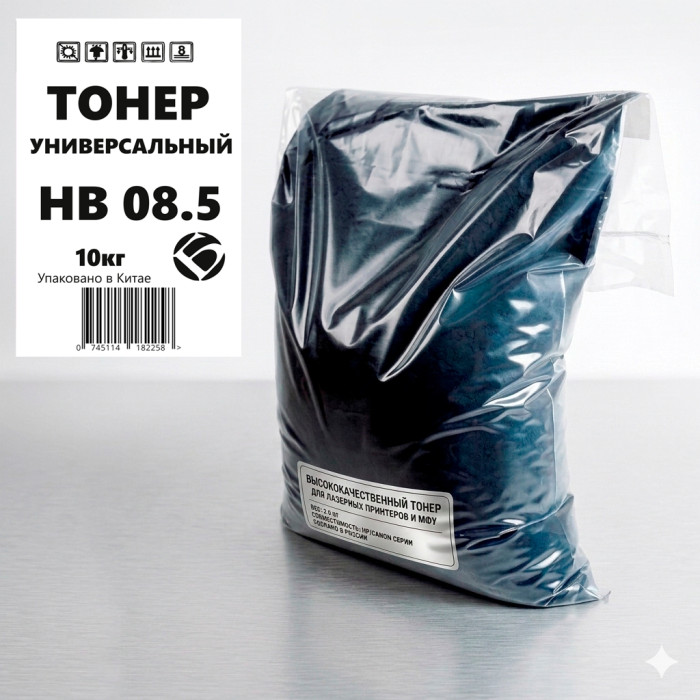 Тонер для  LJ  Universal TYPE HB8.5 (31.2) Bulat e-Line 10кг/пак (коробка 2шт)