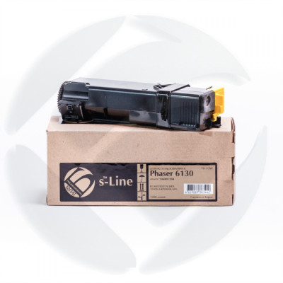 106R01284 Тонер-картридж Phaser 6130 (1.9k) Yellow, Булат s-Line
