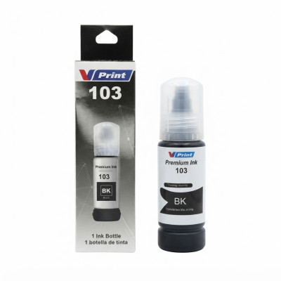 Чернила VPRINT EP UNIVERSAL ТИП 103 (L3100/3150/3160/5190) Black / Черный 70ml (100) водорастворимые для струйных принтеров
