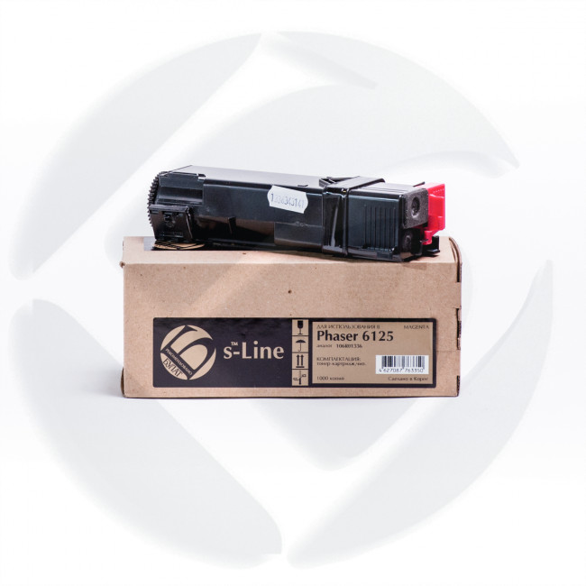 106R01336 Тонер-картридж Phaser 6125 (1k) magenta Булат s-Line