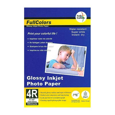 Фотобумага Глянцевая 13*18/50/200г  FullColors CGC200-13*18-50 (44)