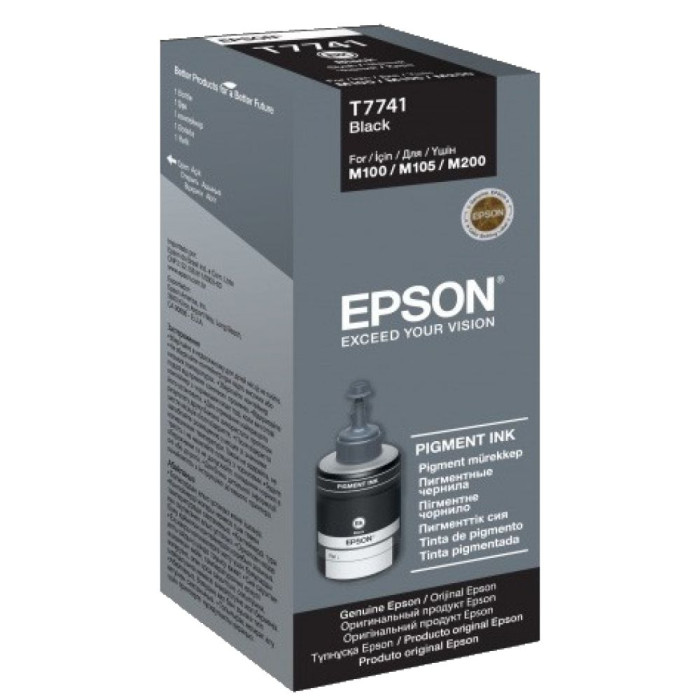 Чернила C13T77414A  M100/M105/M200 Black pigment 140ml