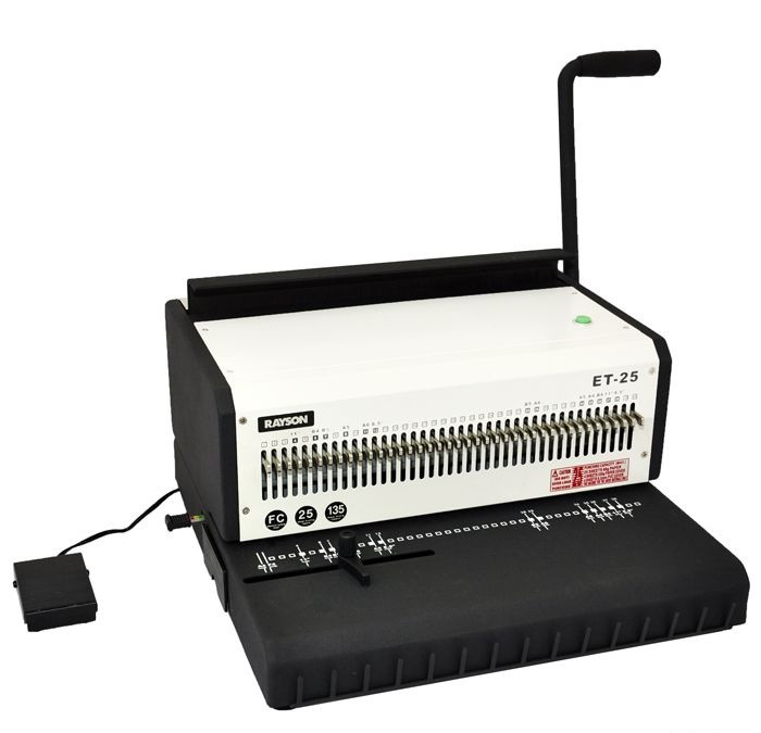 Электрич. переплетная машина RAYSON  ET-25  [металл 3:1 25/120листов.]