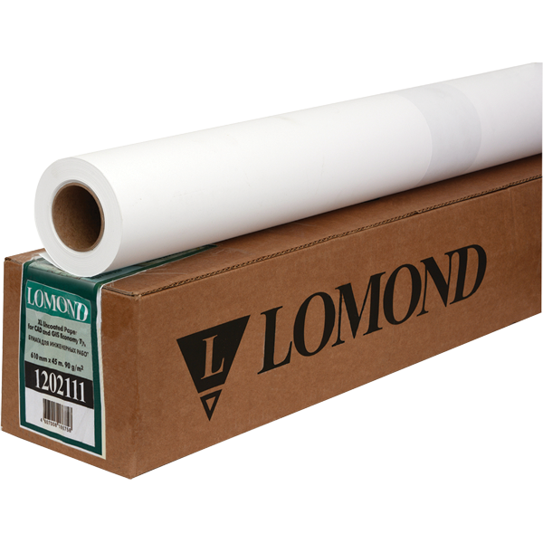 (1202011)  Бумага Lomond  для САПР 90 г  (610x45x50)
