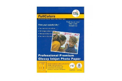Фотобумага Глянцевая A4/100/120г  FullColors 120GSM-A4-100 (20)