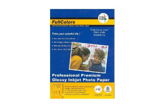 Фотобумага Глянцевая A4/100/120г  FullColors 120GSM-A4-100 (20)