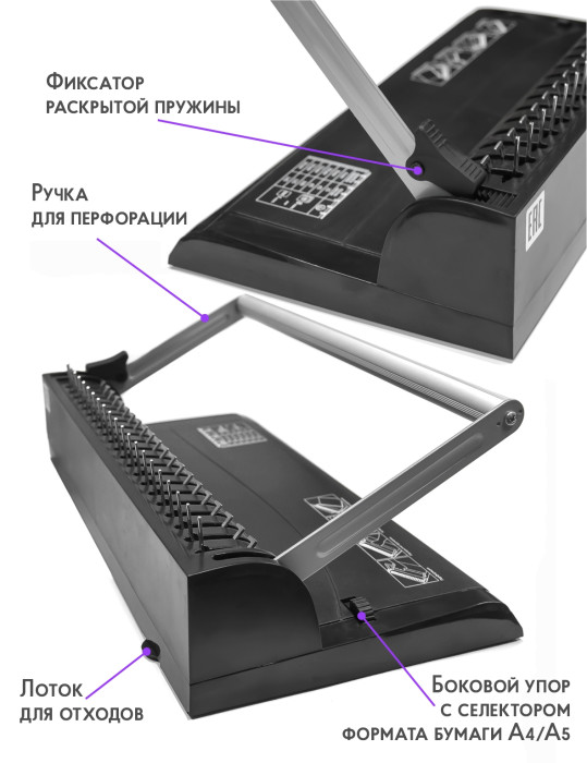 Переплетная машина TPPS  iBind A8  [пластик 8/145листов] (6)
